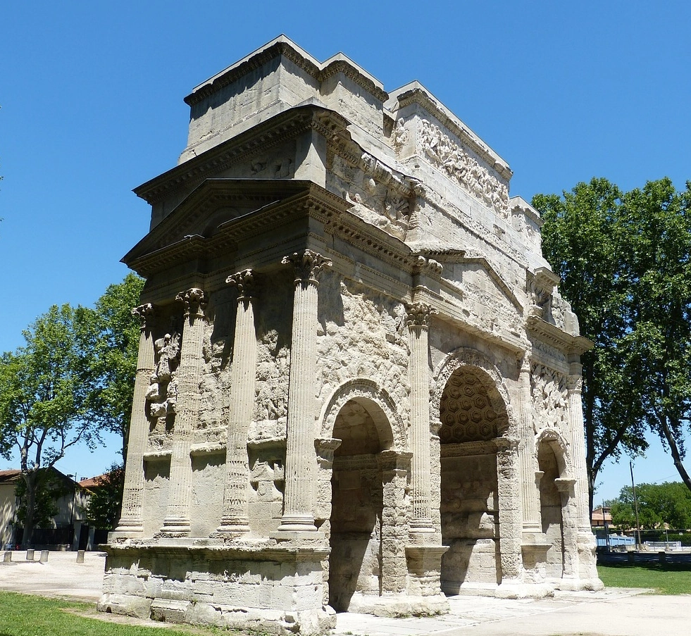 Site monument historique arc de triomphe Orange 84